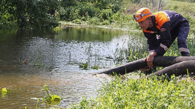Откачка воды